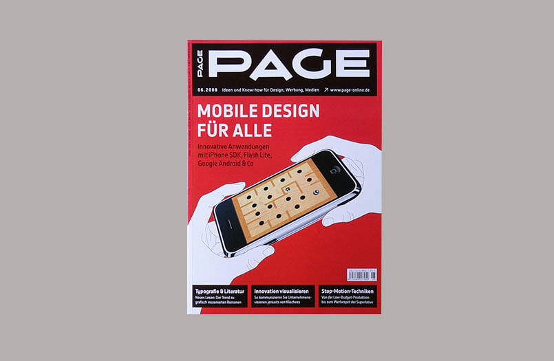 Artikel im Page Magazin 06/08